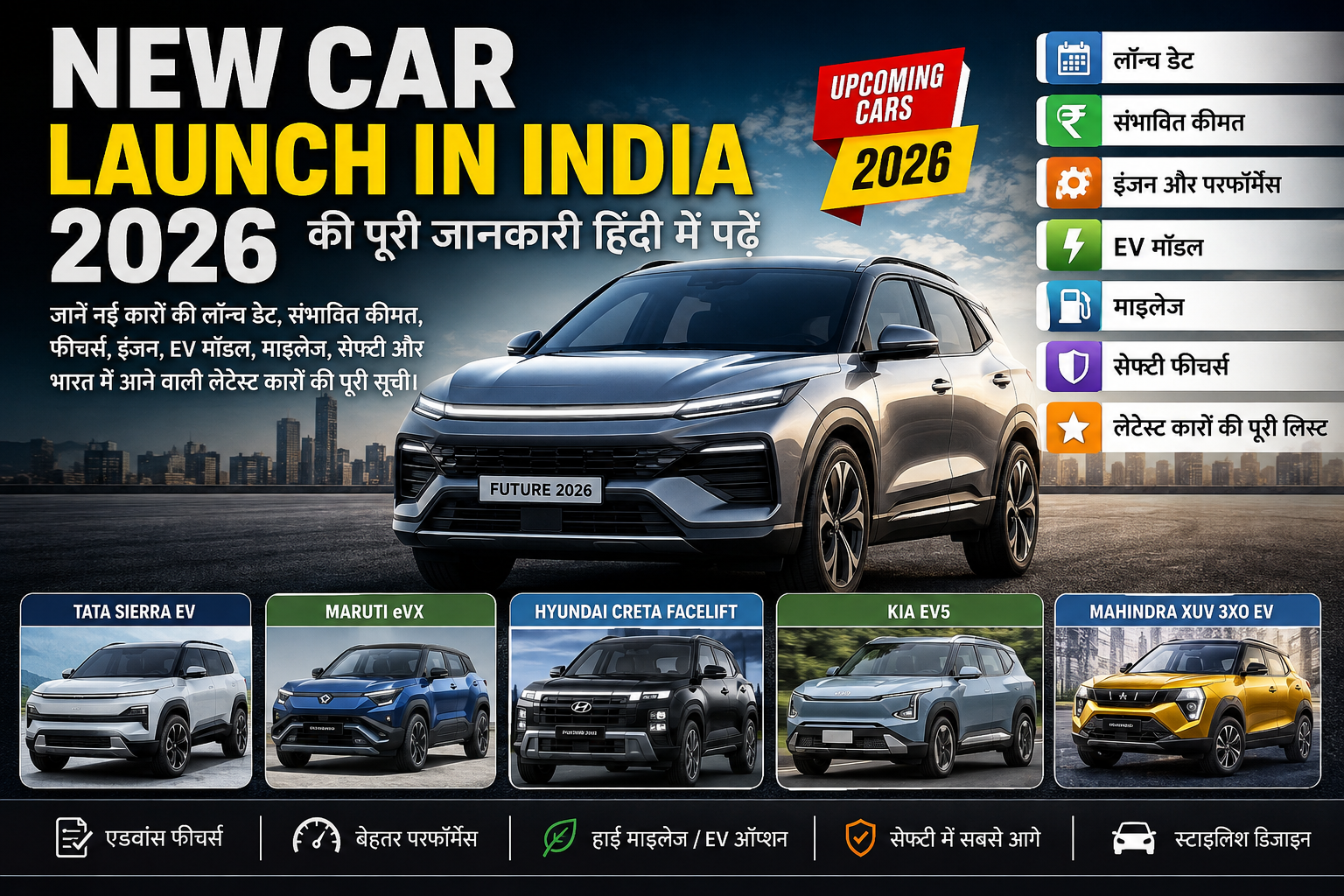 New Car Launch In India 2026