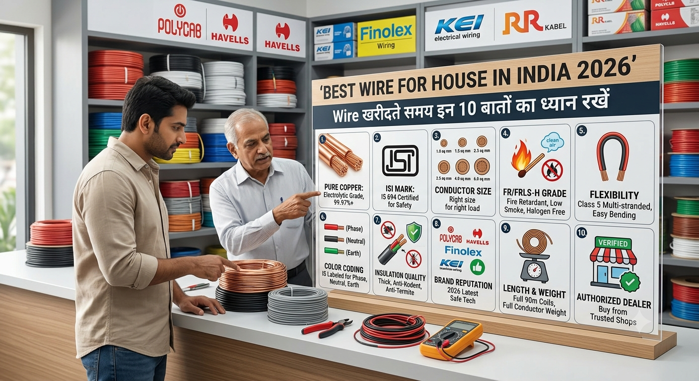 Best Wire for House in India 2026