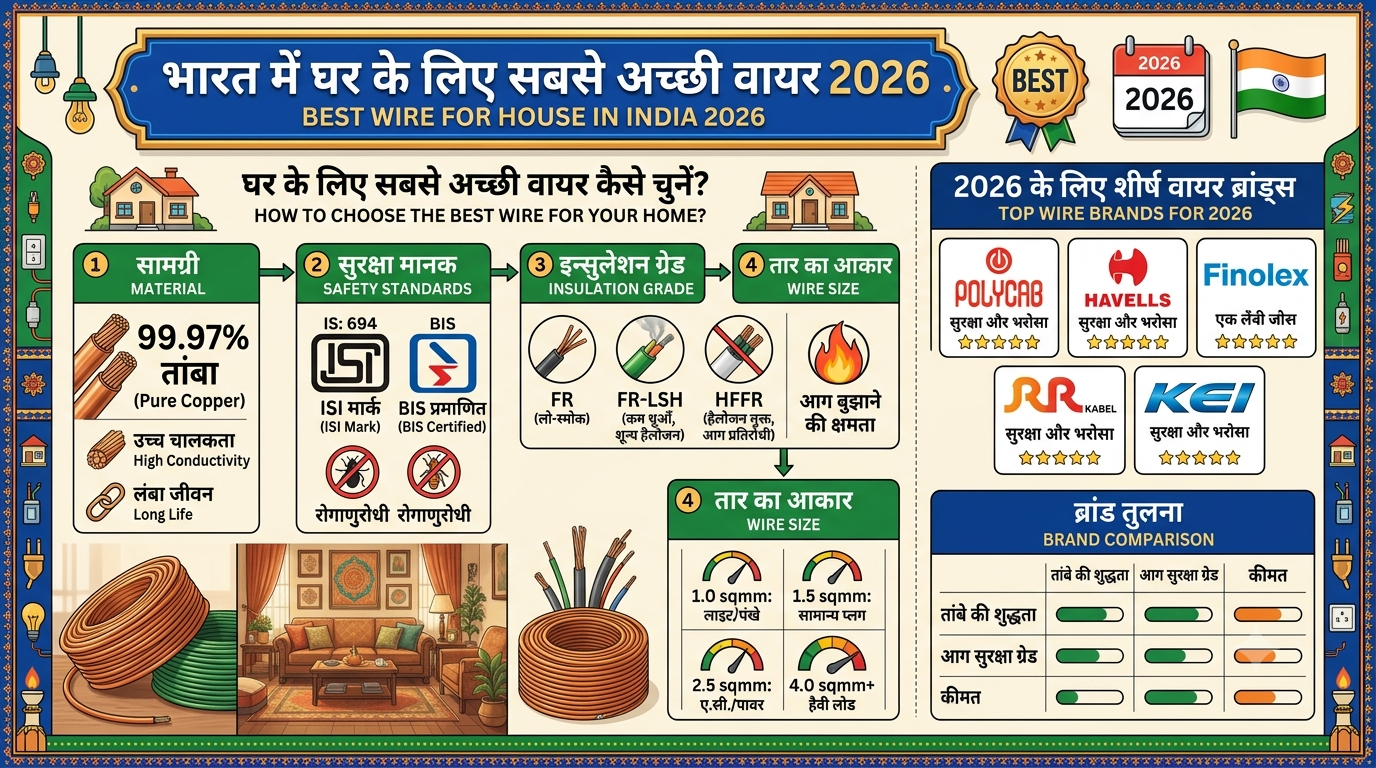 Best Wire for House in India 2026